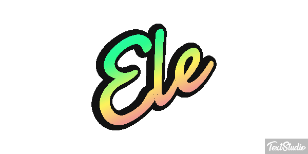 Ele テキスト効果