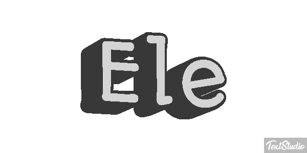 Ele テキスト効果