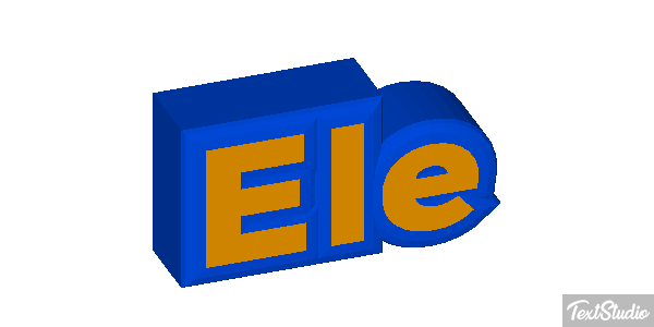 Ele テキスト効果
