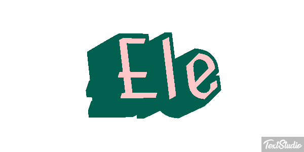 Ele テキスト効果