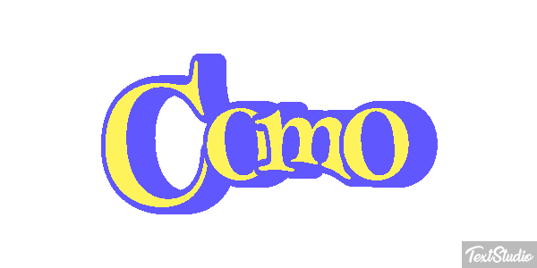 Como Tekst effect