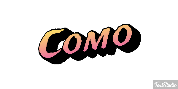 Como Tekst effect