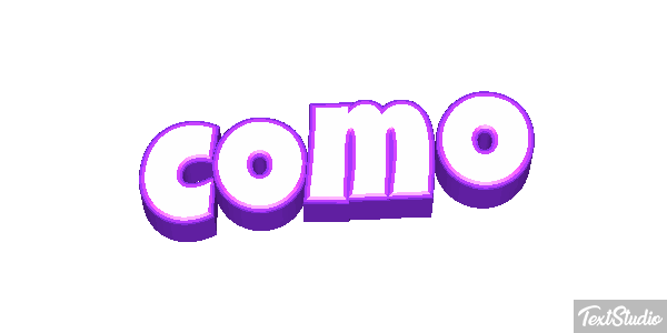 Como Tekst effect