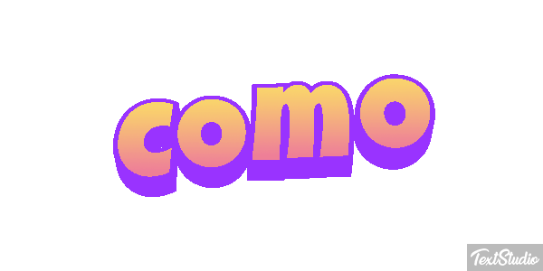 Como Tekst effect