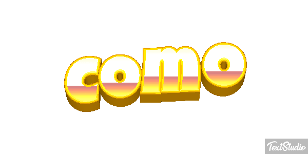 Como Tekst effect