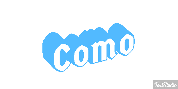 Como Tekst effect