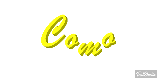 Como Tekst effect