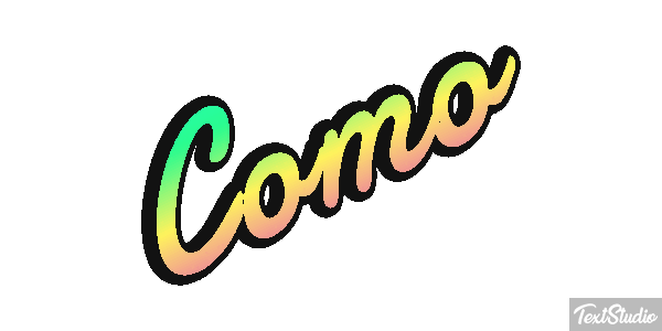 Como Tekst effect