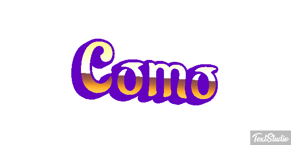 Como Tekst effect