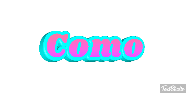 Como Tekst effect