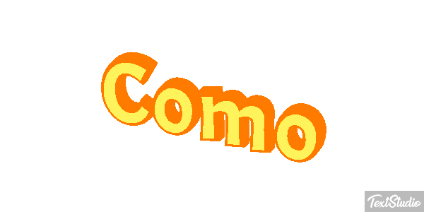 Como Tekst effect