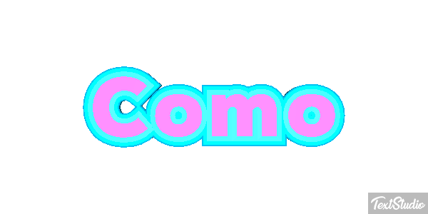 Como Tekst effect