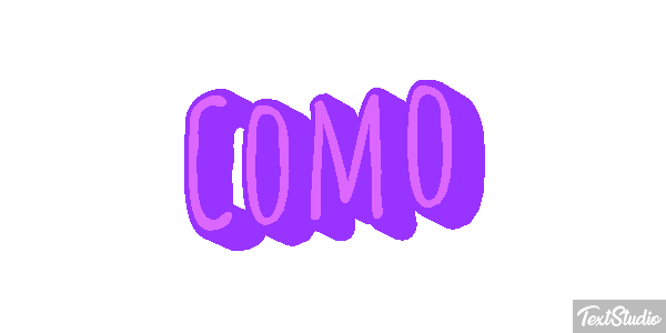 Como Tekst effect