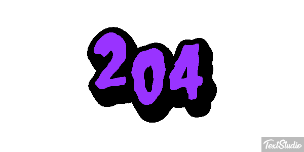204 Efecto de texto