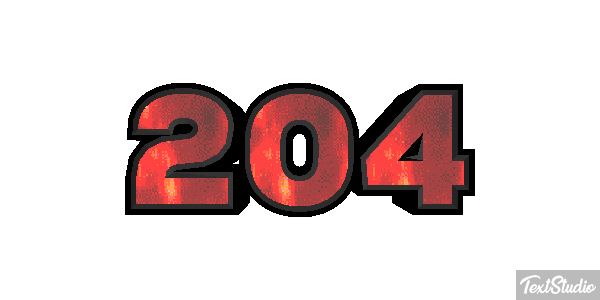 204 Efecto de texto