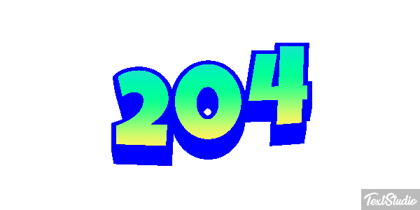 204 Efecto de texto