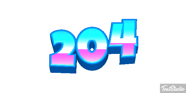 204 Efecto de texto