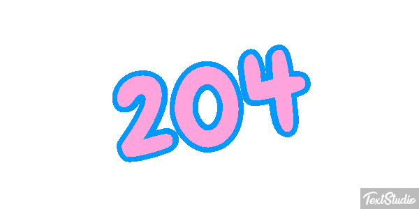 204 Efecto de texto