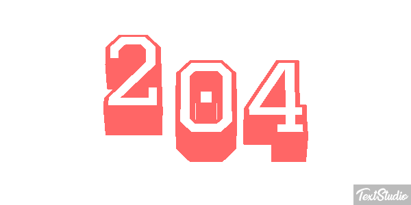 204 Efecto de texto
