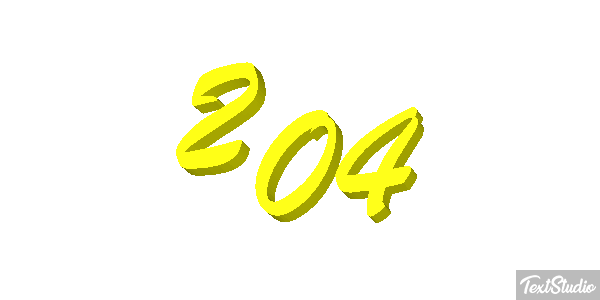 204 Efecto de texto