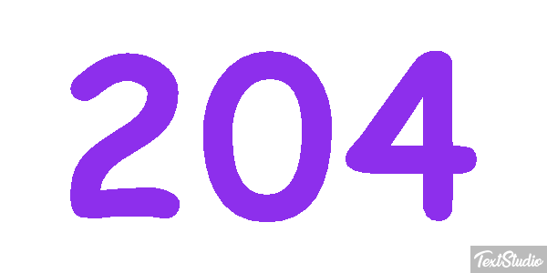 204 Efecto de texto