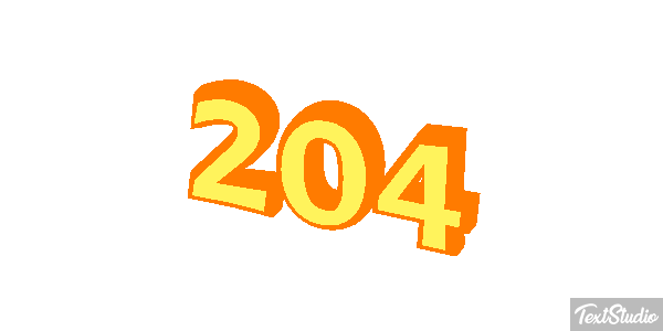 204 Efecto de texto