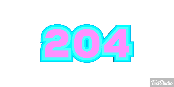 204 Efecto de texto
