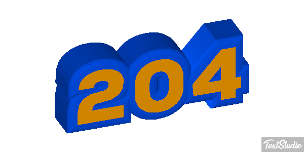 204 Efecto de texto