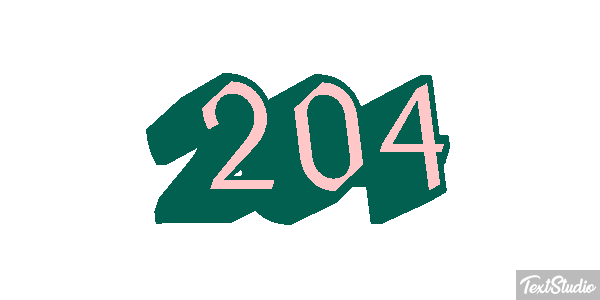 204 Efecto de texto