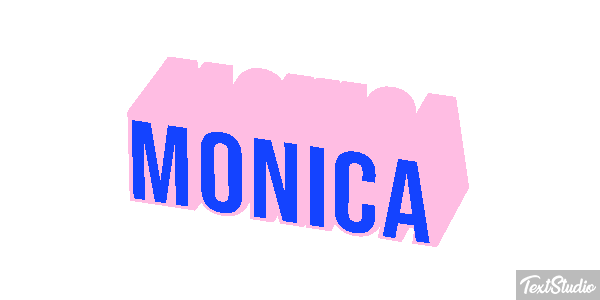 Monica Efecto de texto