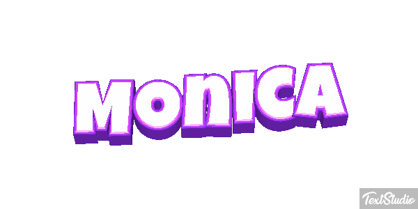 Monica Efecto de texto