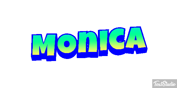 Monica Efecto de texto