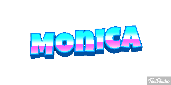 Monica Efecto de texto