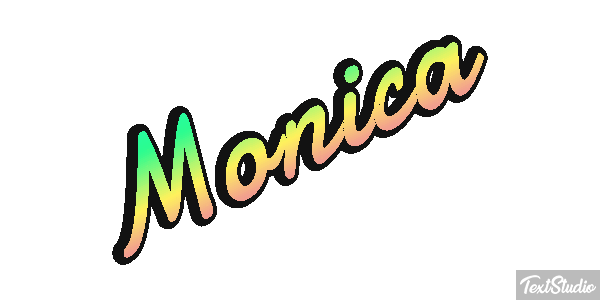 Monica Efecto de texto