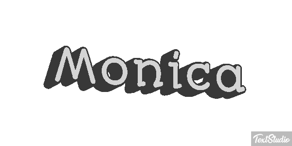 Monica Efecto de texto
