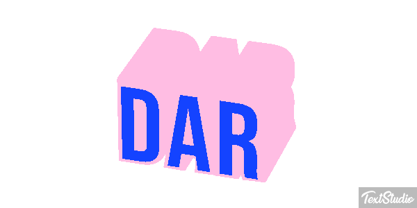 Dar Текстовый эффект