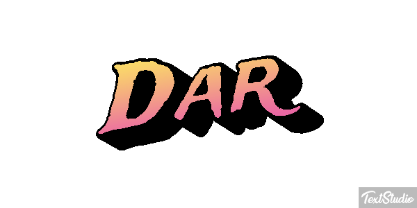 Dar Текстовый эффект