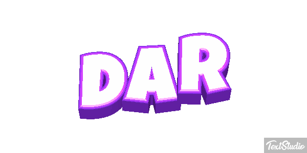 Dar Текстовый эффект
