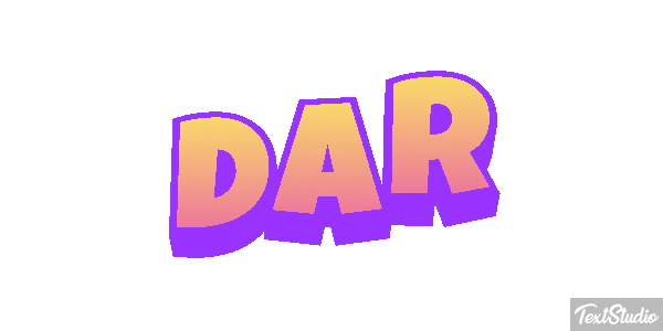 Dar Текстовый эффект