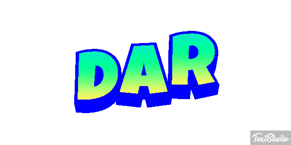 Dar Текстовый эффект