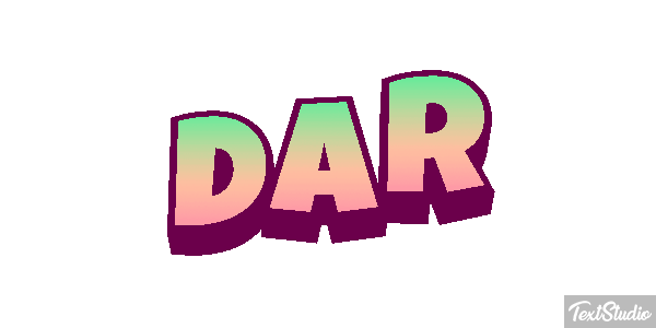 Dar Текстовый эффект