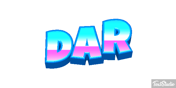 Dar Текстовый эффект
