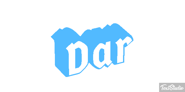 Dar Текстовый эффект