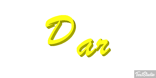 Dar Текстовый эффект