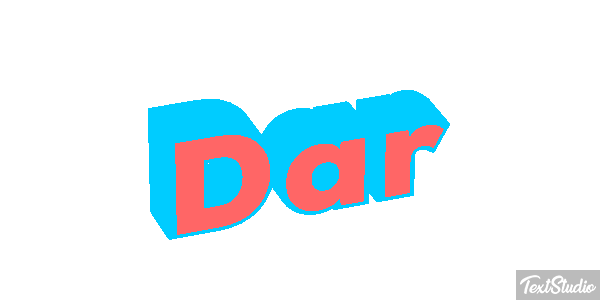 Dar Текстовый эффект
