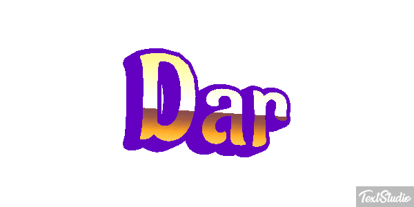 Dar Текстовый эффект