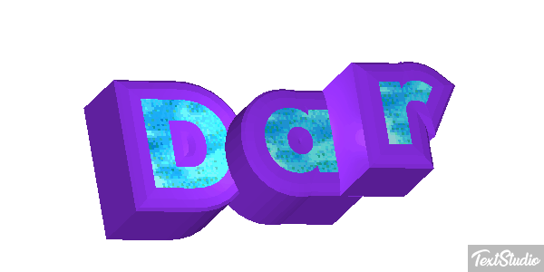 Dar Текстовый эффект