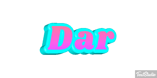 Dar Текстовый эффект