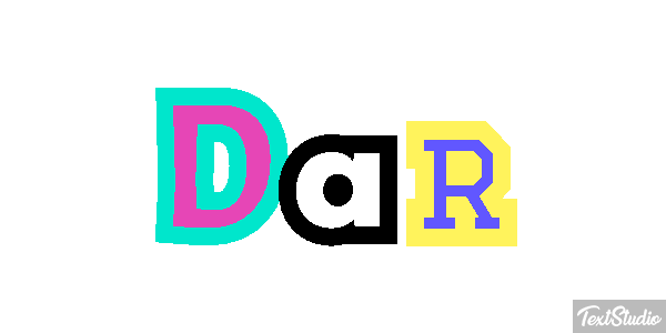 Dar Текстовый эффект