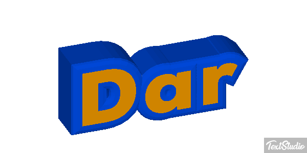 Dar Текстовый эффект